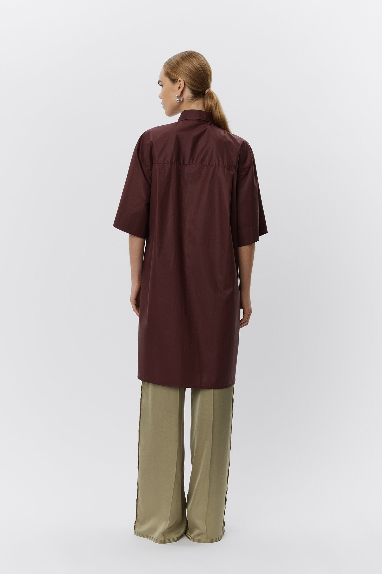 Stanton skjortekjole - Bitter Chocolate